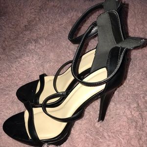Tall, black heels